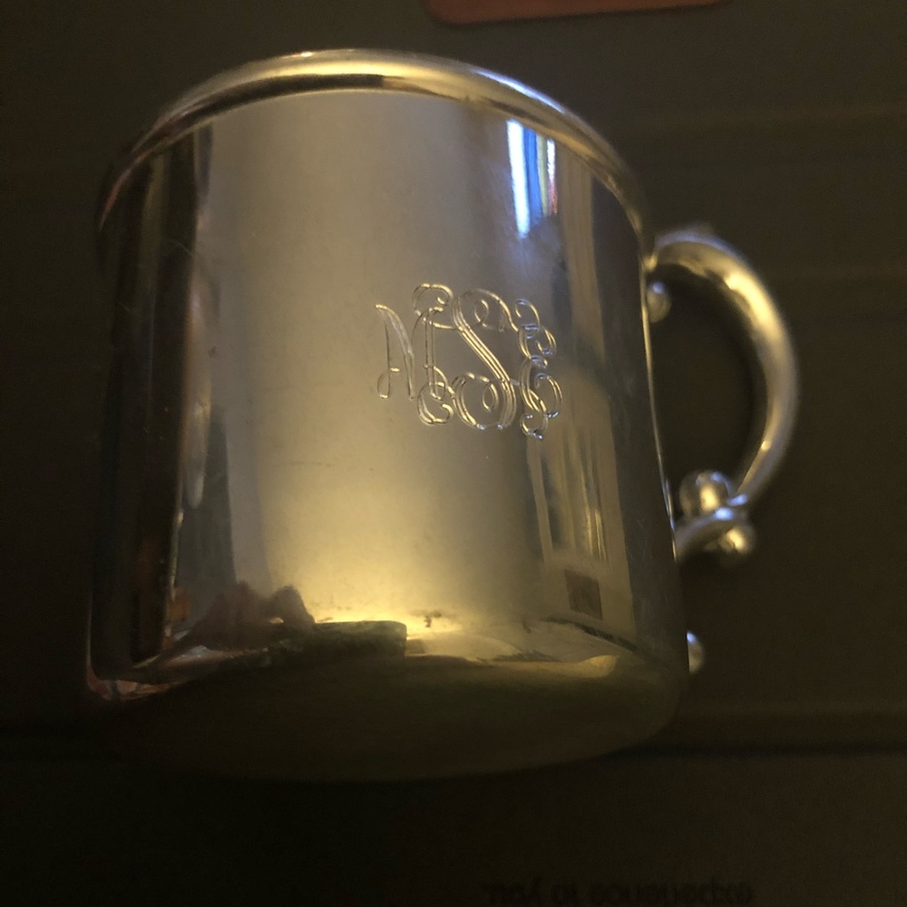 Empire Silver over Pewter Baby cup